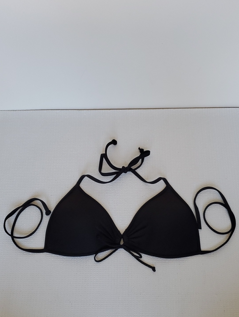 Body Glove Love Black Triangle Halter Bikini Top
